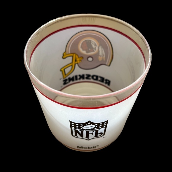 Vintage Washington Redskins Tumbler Glass 4” drinkware - Picture 4 of 4